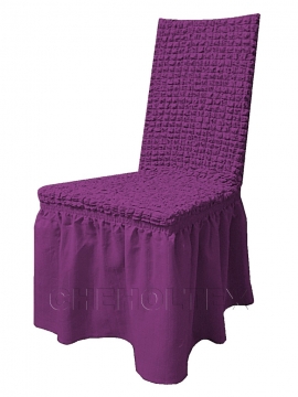 Чехлы на стулья - Чехол на стул, цвет фиолетовый (слива)