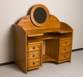 Мебель из массива дерева - Дамский столик из ангарской сосны