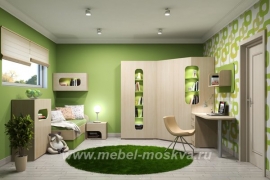 Модульная программа мебели для детских и подростковых комнат «Fresh»