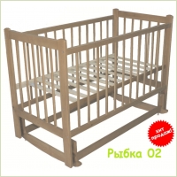 Кроватка детская "Рыбка 02"