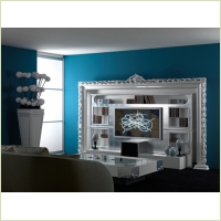  - VISMARA DESIGN black&amp;white - белая стенка для гостиной