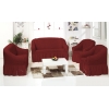 Чехлы на диваны (2х-местные) - Чехол на 2-х местный диван, цвет бордовый