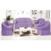 Чехлы на диваны (2х-местные) - Чехол на 2-х местный диван, цвет лиловый