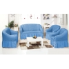 Чехлы на диваны ( 3х-местные) - Чехол на 3-х местный диван, цвет голубой