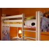 Мебель для детской - Кровать верхнеярусная со столом №2 (массив сосны)