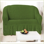 Чехлы на диваны (2х-местные) - Чехол на 2-х местный диван, цвет зеленый